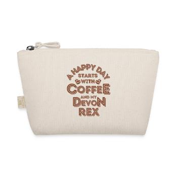 Devon Rex Cat Coffee Cafe - Organic Pouch - nature - Front