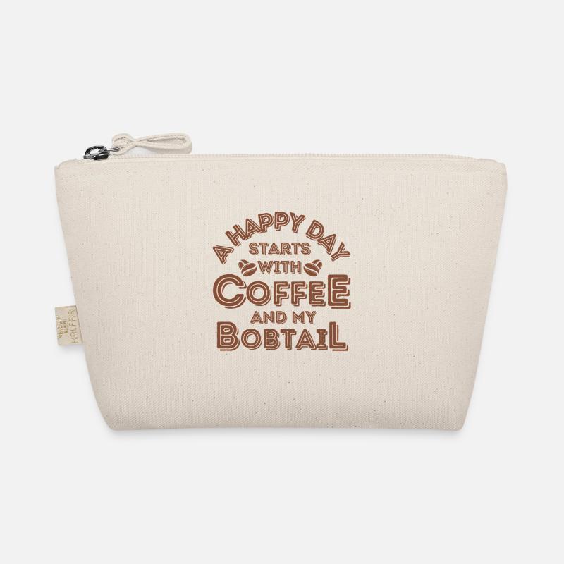 Bobtail Kaffee Katze Cafe Bio-Täschchen