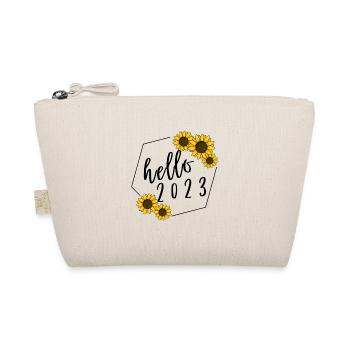 hello 2023 sunflower welcome 2023 new year gift - Organic Pouch - nature - Front