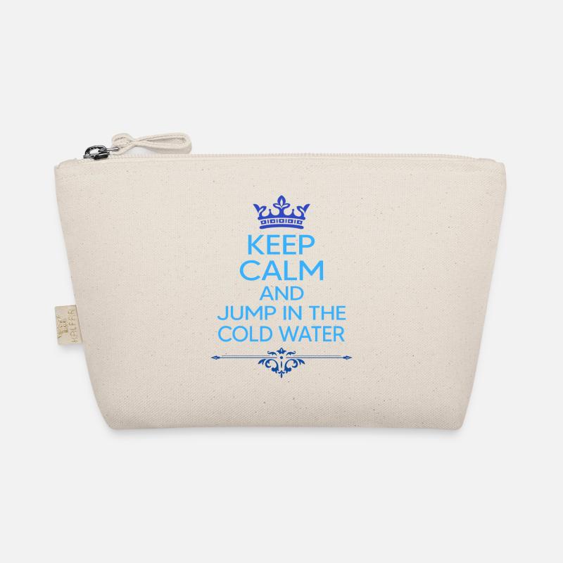 Ice bath winter swimmers cold water cold bath Organic Pouch