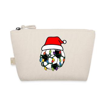 Football Noël Coupe du Monde 2022 - Trousse biologique - nature - Devant