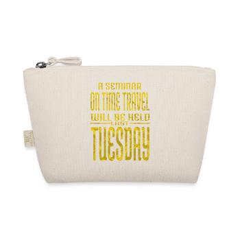 gift geek believe art quote sayings present - Bio-Täschchen - Natur - Vorne