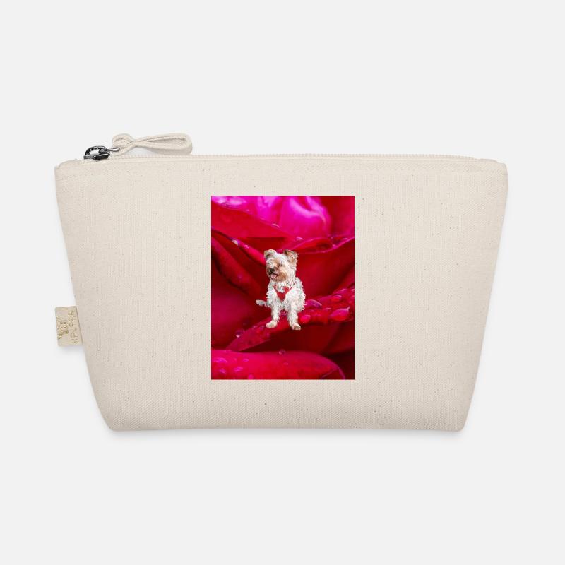 Yorkshire Terrier Rose - Bio-Täschchen - Natur