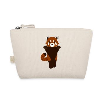 Panda roux debout - Trousse biologique - nature - Devant