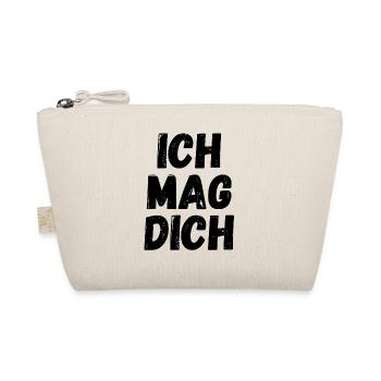 Ich mag dich - Bio-Täschchen - Natur - Vorne