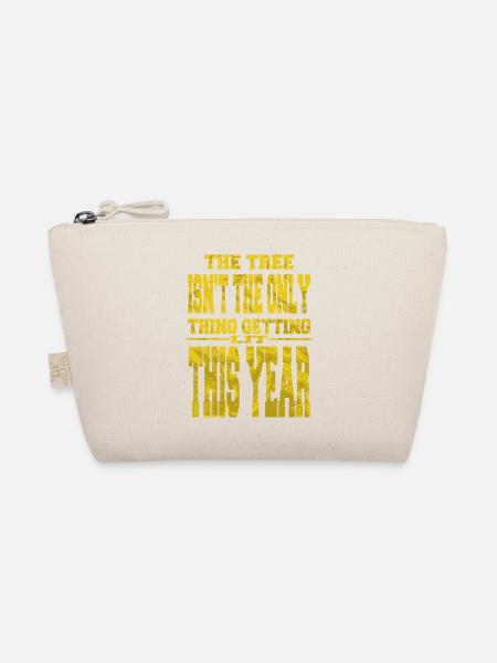 Cute Beach Holiday Gift Idea Quote Birthday - Organic Pouch - nature - Front