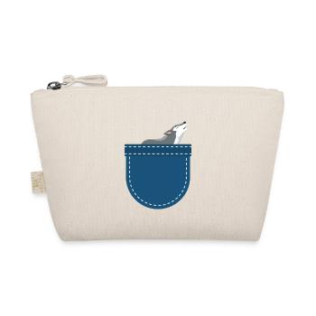 Forest Animal Forest Dweller Gift Chest Pocket Wolf - Organic Pouch - nature - Front
