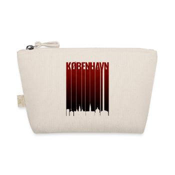 Copenhagen Red Gradient Typo - Organic Pouch - nature - Front