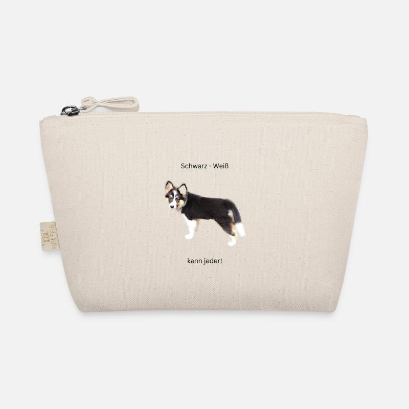 Border Collie Tri Color Bio-Täschchen