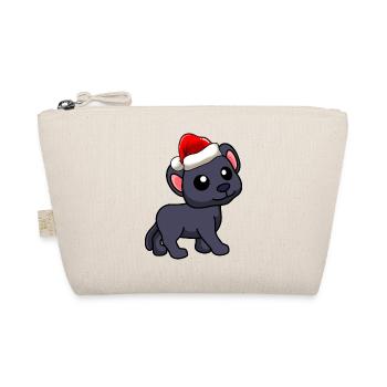 Panther Comic Christmas - Organic Pouch - nature - Front