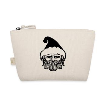 Christmas Hat Santa Claus Christmas 13 - Organic Pouch - nature - Front