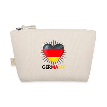 World Cup in Qatar i Love Germany merchandise - Organic Pouch - nature - Front