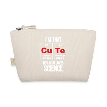 I'm That Cute Boy Who Loves Science - Organic Pouch - nature - Front