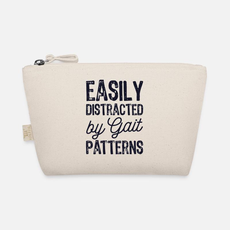 Easily Distracted By Gait Patterns Organic Pouch