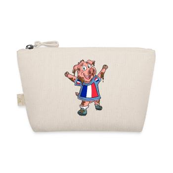 Fan Pig France - Organic Pouch - nature - Front