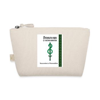 Donovan Familienname - Bio-Täschchen - Natur - Vorne