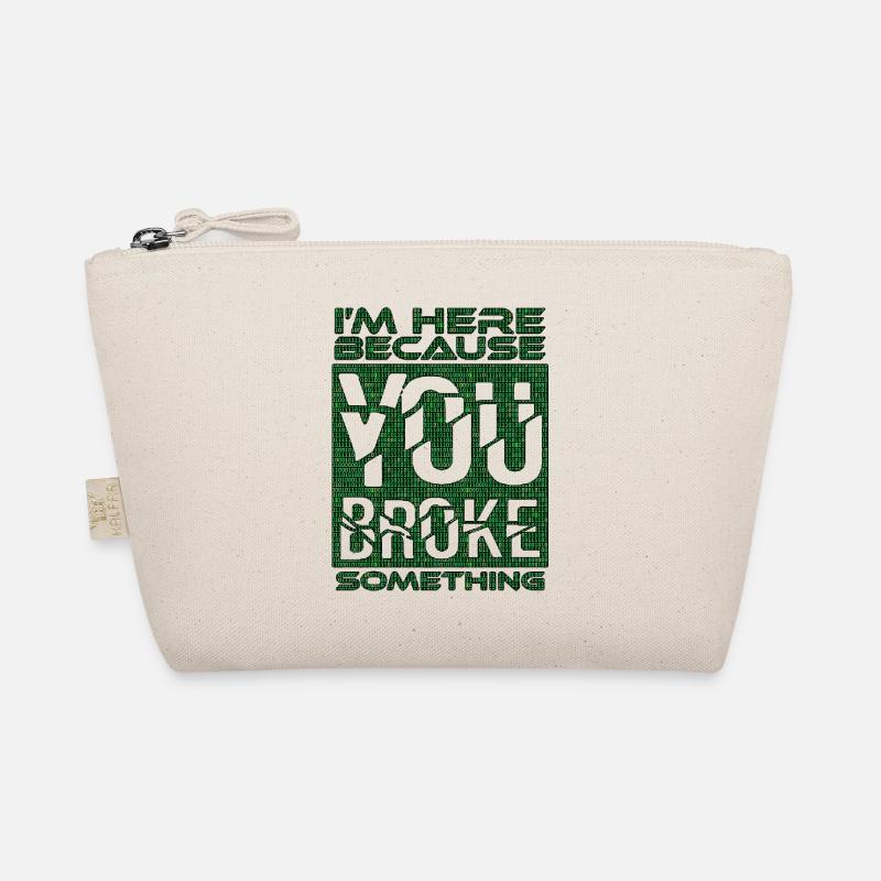 tech it computer quotes fraze meme cool quote cyber Organic Pouch