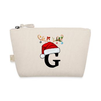 Lettre G bonnet de Noël - Trousse biologique - nature - Devant