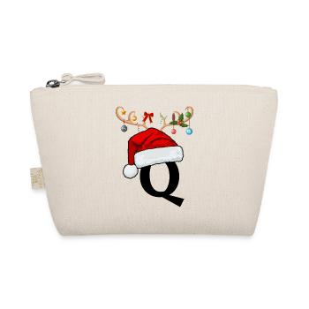 Lettre Q bonnet de Noël - Trousse biologique - nature - Devant