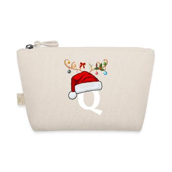Lettre Q bonnet de Noël - Trousse biologique - nature - Devant