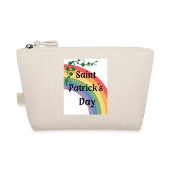 Saint Patrick's Day with rainbow - Organic Pouch - nature - Front