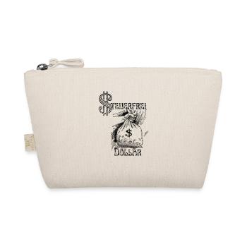 t-shirt steuerfrei dollar - Bio-Täschchen - Natur - Vorne