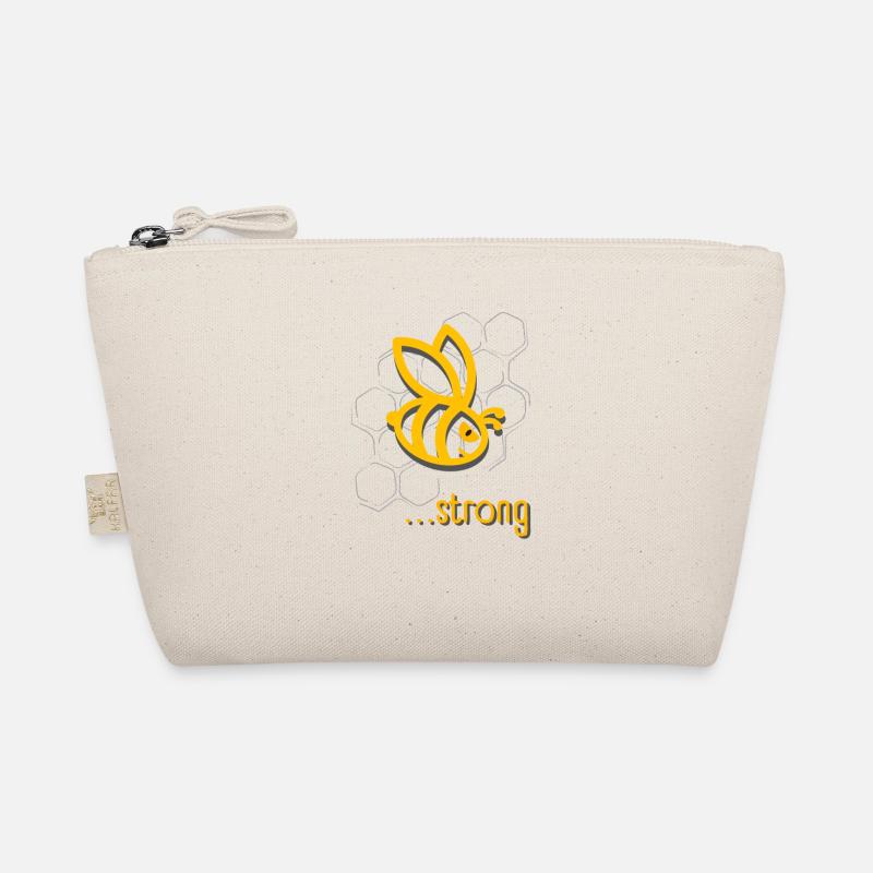 BE STRONG! Motivation Statement Design Organic Pouch