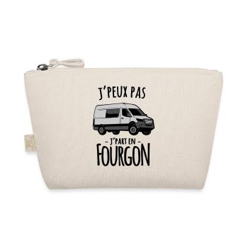 je part en fourgon - couleur personnalisable - Trousse biologique - nature - Devant