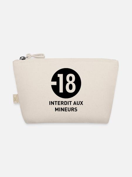 Interdit aux mineurs black - Trousse biologique - nature - Devant