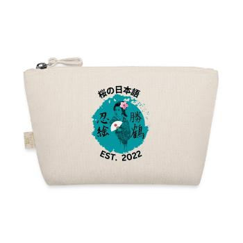 桜の日本語 Geisha - Organic Pouch - nature - Front