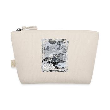 Japanese Floral Pattern Chrysanthemum Cherry - Organic Pouch - nature - Front