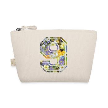 Number 9 flower, Football team, university basketball - Organic Pouch - nature - Front