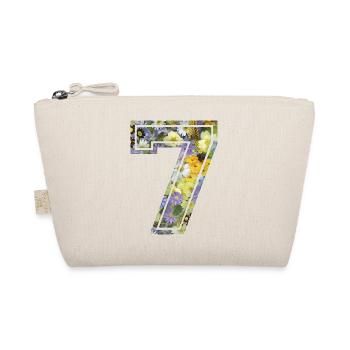Number 7 flower, Football team, university basketball - Organic Pouch - nature - Front
