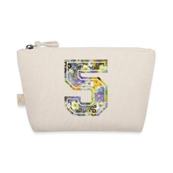 Number 5 flower, Football team, university basketball - Organic Pouch - nature - Front