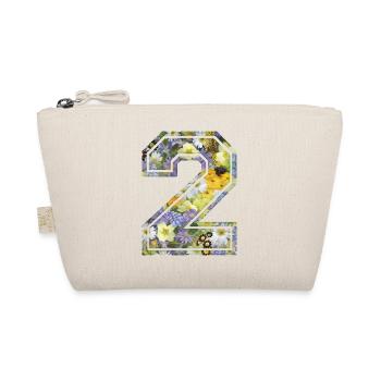 Number 2 flower, Football team, university basketball - Organic Pouch - nature - Front