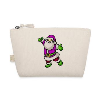 Joyeux Père Noël Violet - Trousse biologique - nature - Devant