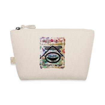 Motif floral japonais Chrysanthème Cerise - Trousse biologique - nature - Devant