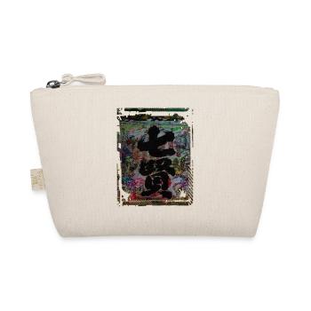 Motif floral japonais Chrysanthème Cerise - Trousse biologique - nature - Devant