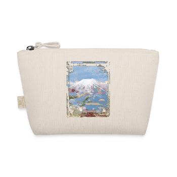Japan Mount Fuji Cherry Blossom Sakura Collage - Organic Pouch - nature - Front