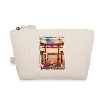 Japan Torii Gate In Water Sunset Collage Art 62 - Organic Pouch - nature - Front