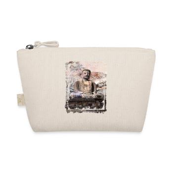 Japanese Buddha Statue Japan Kamakura Collage Art - Organic Pouch - nature - Front