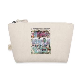 Japan City Night Streets View Collage Art 91 - Organic Pouch - nature - Front