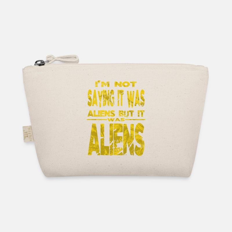 science fiction humor cool alien puns alien ufo Organic Pouch