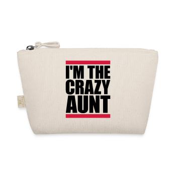 im the crazy aunt - Bio-Täschchen - Natur - Vorne
