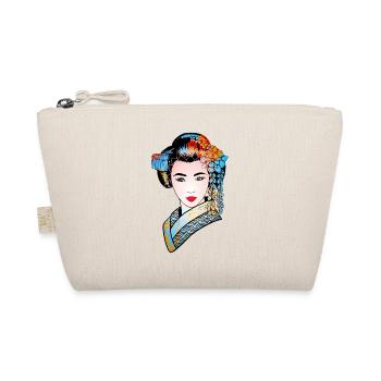Geisha japonaise chrysanthème Kimono 107 - Trousse biologique - nature - Devant