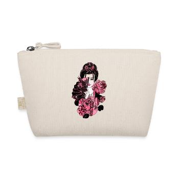 Kimono chrysanthème de geisha japonaise 108 - Trousse biologique - nature - Devant