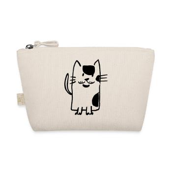 Cat - I prefer to purr fabulous - Organic Pouch - nature - Front