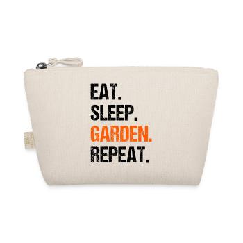 Eat Sleep Garden Repeat Gardening Gardener Horticu - Bio-Täschchen - Natur - Vorne
