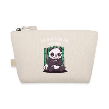 I'm not rude I'm real sarcastic - Organic Pouch - nature - Front