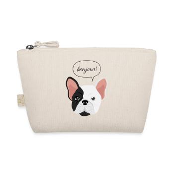French Bulldog Bonjour - Organic Pouch - nature - Front